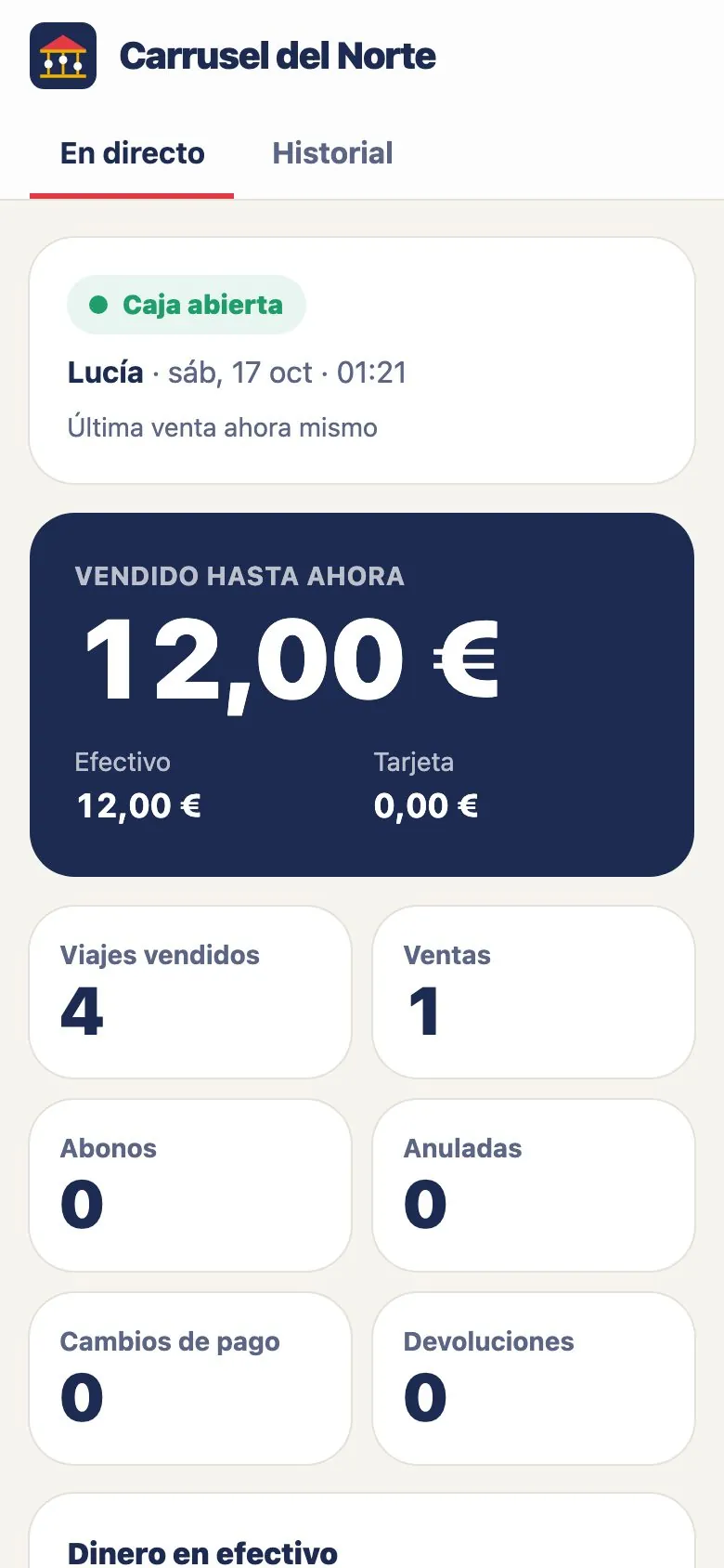 Carrusel del Norte en el móvil